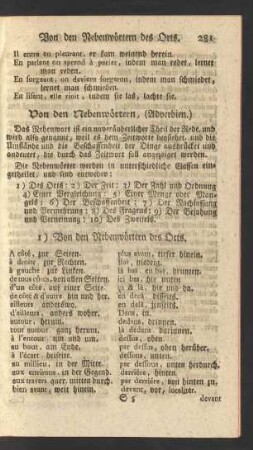 [VI.] Von den Nebenwörtern, (Adverbien.)
