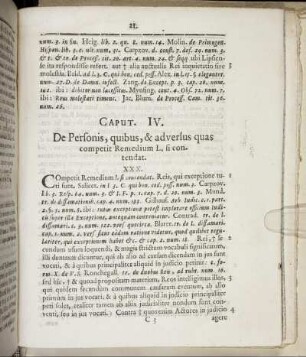 Caput IV. De Personis, quibus, & adversus quas competit Remedium L. si contendat.