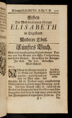 355-437, Fünftes Buch.