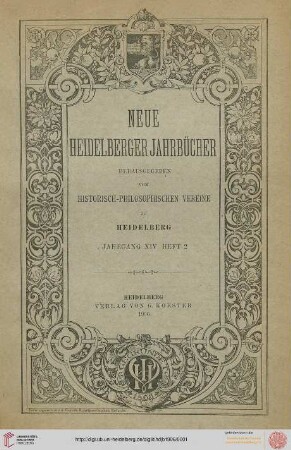 14: Neue Heidelberger Jahrbücher