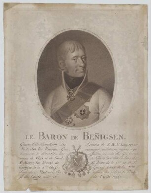 Bildnis des Levin August Theophil de Bennigsen