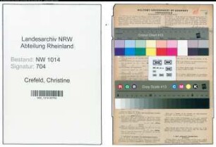 Entnazifizierung Christine Crefeld , geb. 22.06.1888 ()