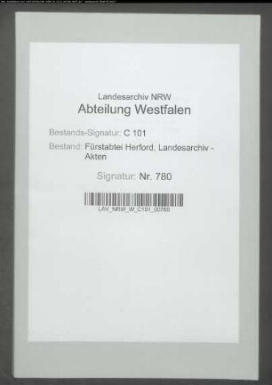 Belege zur Rechnung über Ausgaben des Kapitels