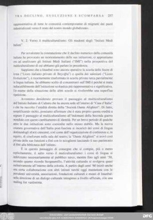 V, 2. Verso il multiculturalismo. Gli studenti degli “Istituti Medi Italiani”
