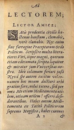 Ioan. Tobiae Geisleri ... de statu politico, secundum praecepta Taciti formato