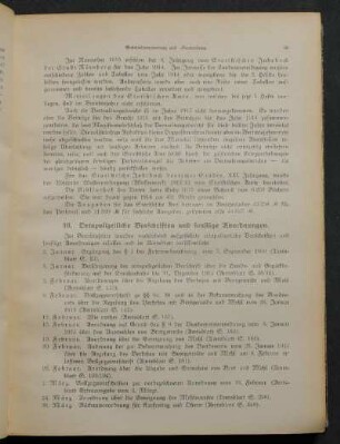 10. Ortspolizeiliche Vorschriften und sonstige Anordnungen.