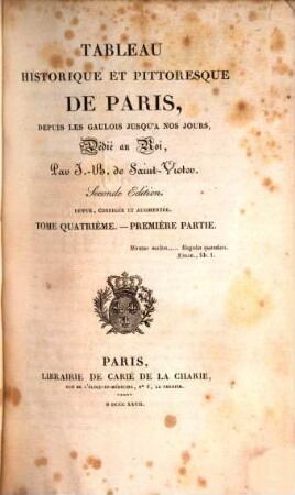Tableau historique et pittoresque de Paris : depuis les Gaulois jusqu'à nos jours, 4,1. Quartier du Luxembourg