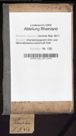 Personalakte: Kauhlen, Josef Leopold