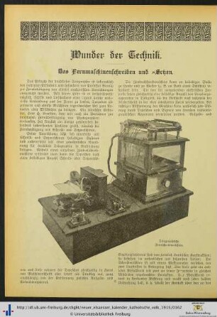 Wunder der Technik.