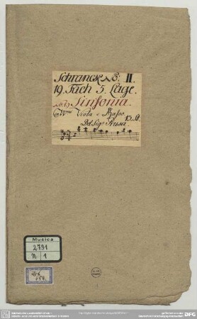 Symphonies - Mus.2791-N-1 : strings, bc - D