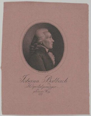 Bildnis des Johann Balbach