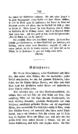 Schlußwort