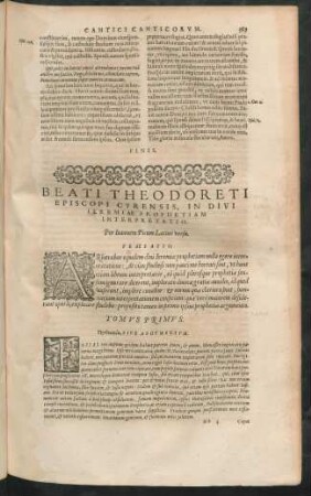 Beati Theodoreti Episcopi Cyrensis, In Divi Ieremiae Prophetiam Interpretatio.