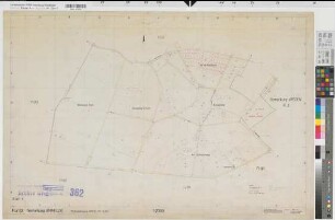 Ammeloe (Vreden), Flurbereinigung Ammeloe, Bl.4 Zuteilungskarte Ammeloe Flur 92