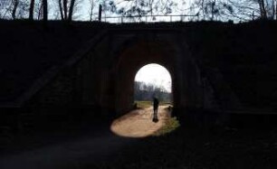 Eisenbahnbrücke; Darmstadt, Böllenfalltorweg, Schulwiese, Eisenbahn, Am alten Hirtenhaus und ständige Weide