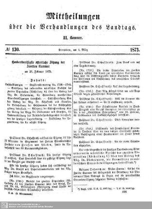 130. Sitzung