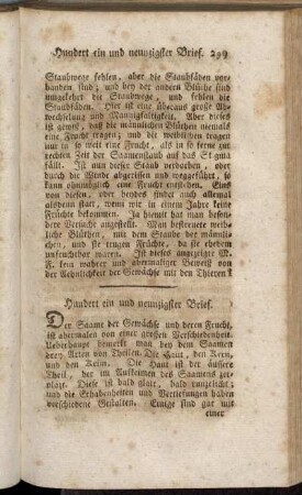 Hundert ein und neunzigster Brief - Zweyhundertster Brief