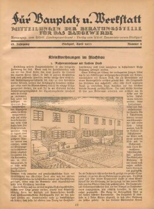 Kleinstwohnungen im Flachbau