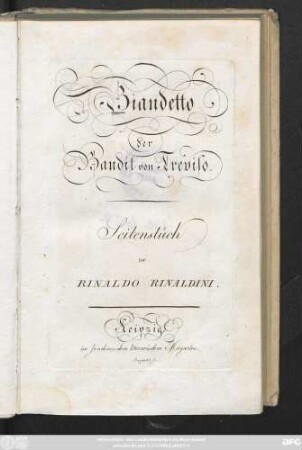 Biandetto, der Bandit von Treviso : Seitenstück zu Rinaldo Rinaldini