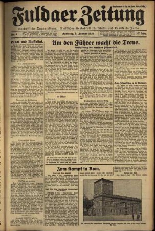 Ausgabe vom Samstag, den 05. Januar 1935.