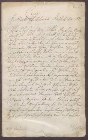 Markgraf Christoph I. von Baden erteilt der Stadt Pforzheim einen Freiheitsbrief
