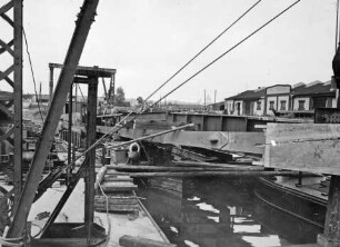 Bau der Prinz-Brücke in Hiltrup/Dortmund-Ems-Kanal