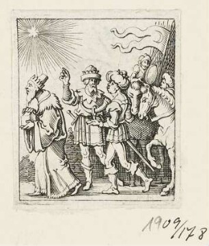 Heilige drei Könige, Blatt 2 der Folge "Szenen aus dem Leben Christi"