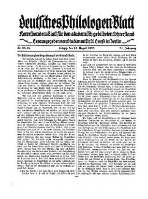 23/24: Heft 23/24