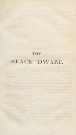 The black dwarf