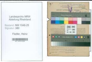 Entnazifizierung Heinz Fiedler , geb. 24.04.1915 (Makler)