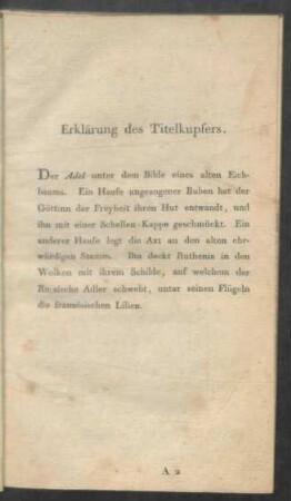 Erklärung des Titelkupfers.