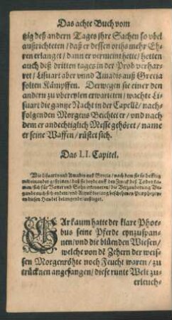 Das LI. Capitel.