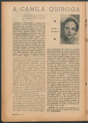 A Camila Quiroga