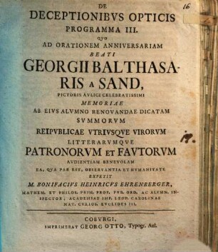 De deceptionibus opticis programma, 3
