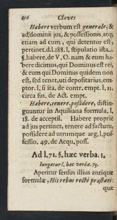 Ad l. 71. §. haec verba. 1.