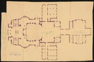 Stadttheater, Cottbus: Grundriss 1:100