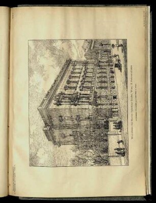 Wohnhaus der Herren Gebrüder Seybel, Wien, III. Reisnerstrasse. Architekten: Fellner und Helmer.