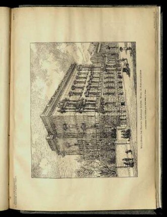 Wohnhaus der Herren Gebrüder Seybel, Wien, III. Reisnerstrasse. Architekten: Fellner und Helmer.