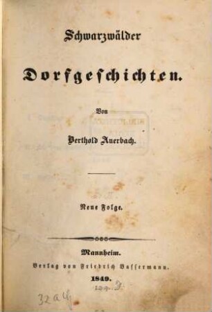 Schwarzwälder Dorfgeschichten, 2
