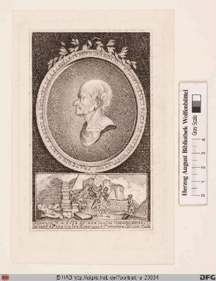 Bildnis Voltaire (eig. François-Marie Arouet)