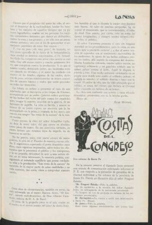 Cositas del congreso