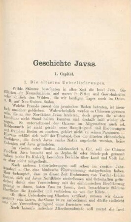 1. Capitel. 1. Die ältesten Ueberlieferungen