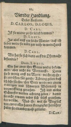 Vierdter Handlung.