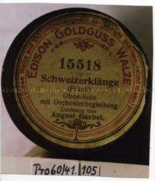 Edison-Goldguss-Walze 15518