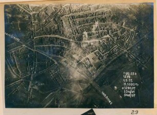 Foto der südlichen Innenstadt von Lens (Luftbild)