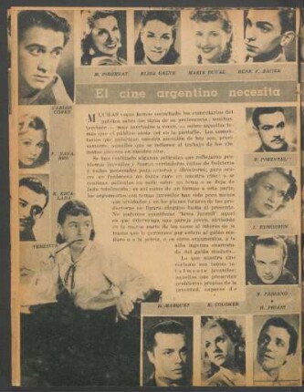 El cine argentino necesita producir temas juveniles