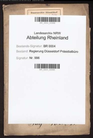 Beigeordneter Dietze, Elberfeld
