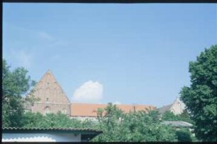 Prenzlau, Dominikanerkloster,Prenzlau, Nikolaikirche (53.311, 13.86) : Blick auf Westgiebel von Nikolaikirche