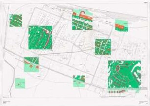 Wohnen im Havelland Schinkelwettbewerb 1994: Lageplan 1:2500
