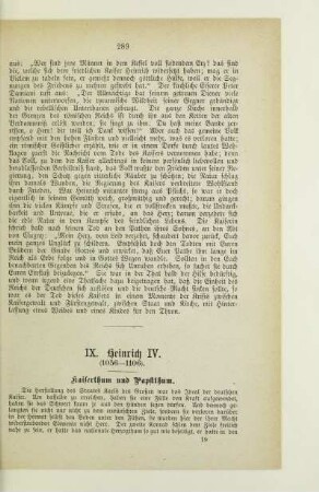 IX. Heinrich IV. (1056-1106)